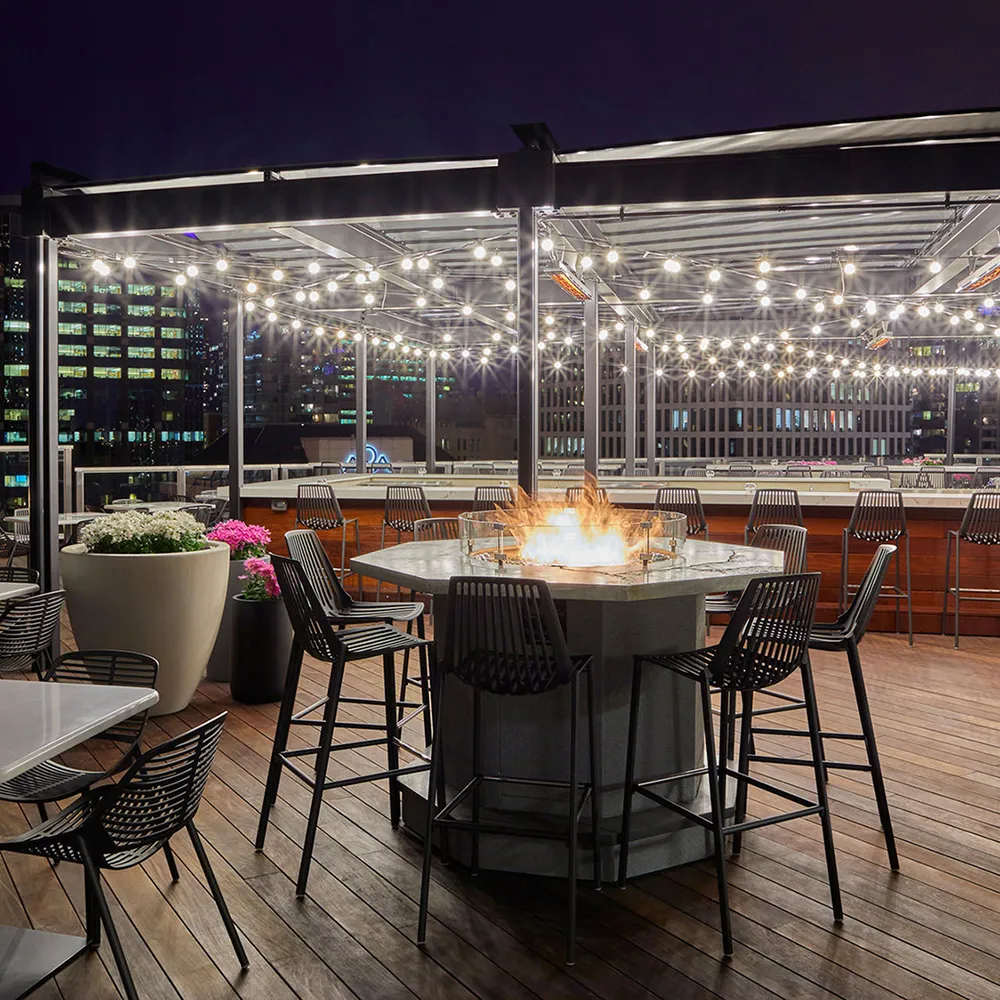The 101 rooftop for private events in Chicago