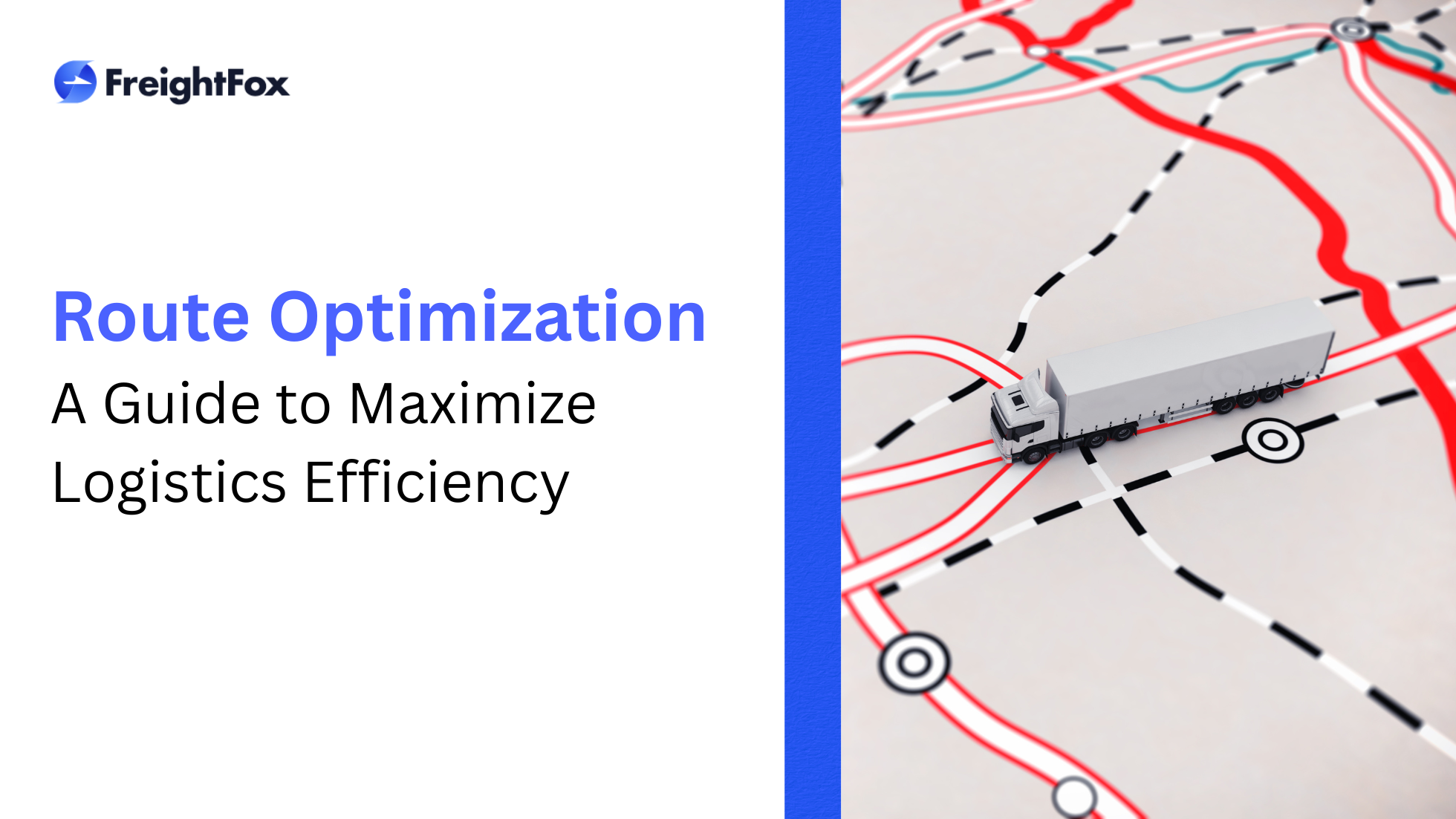 Route optimization in logistics