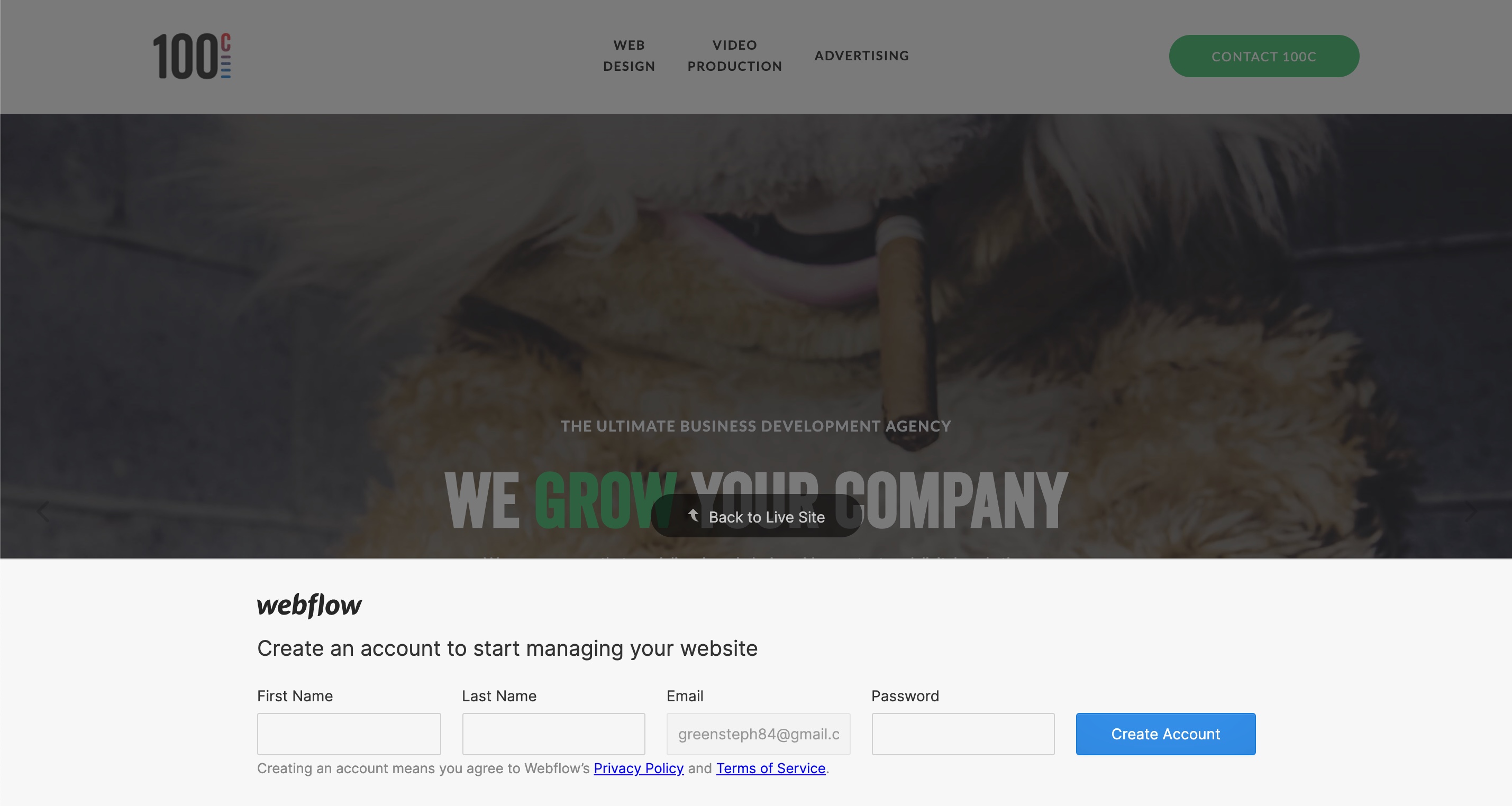Editor Account Creation 