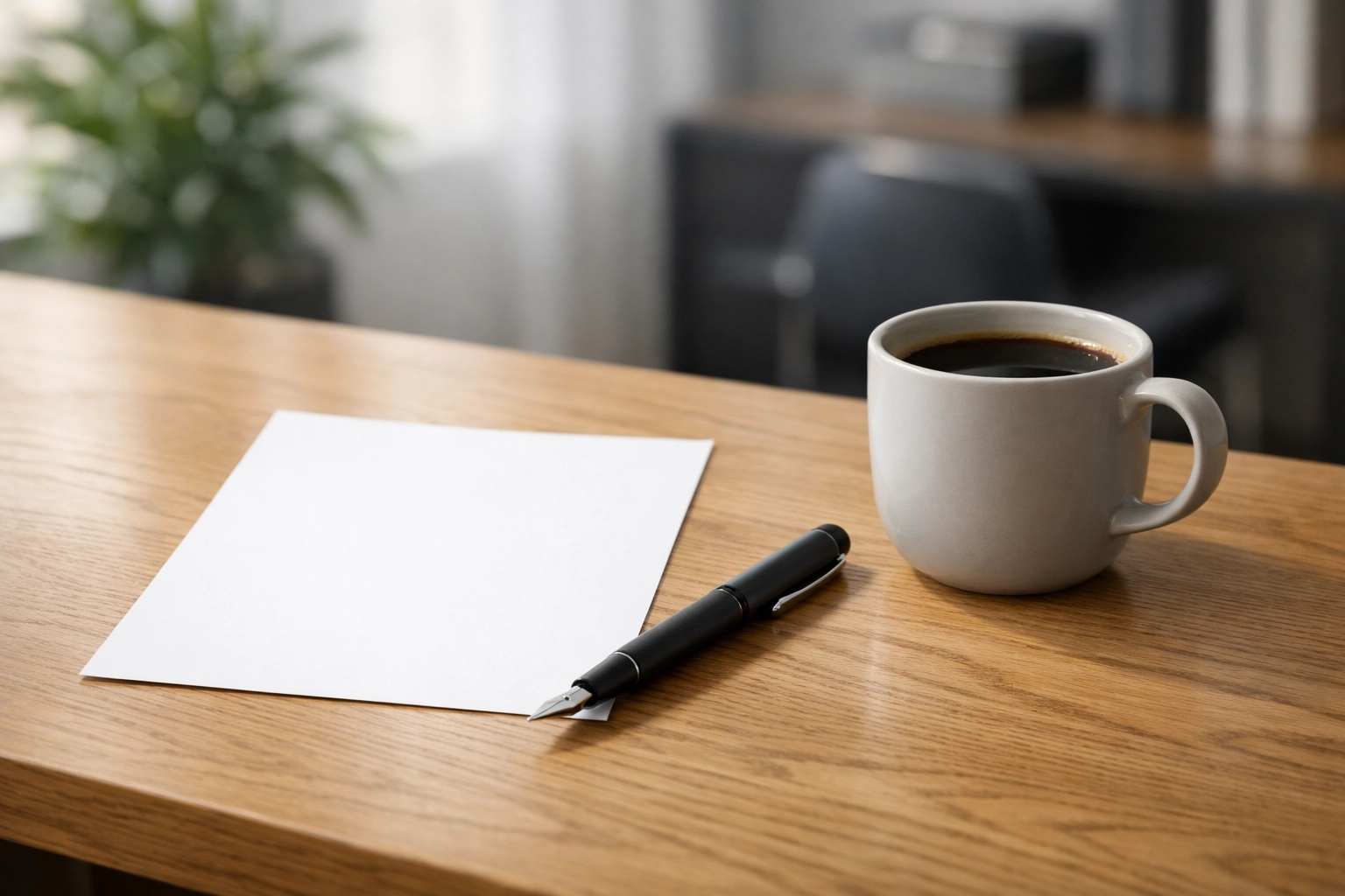 A professional collection letter format on a modern desk for effective small business billing.