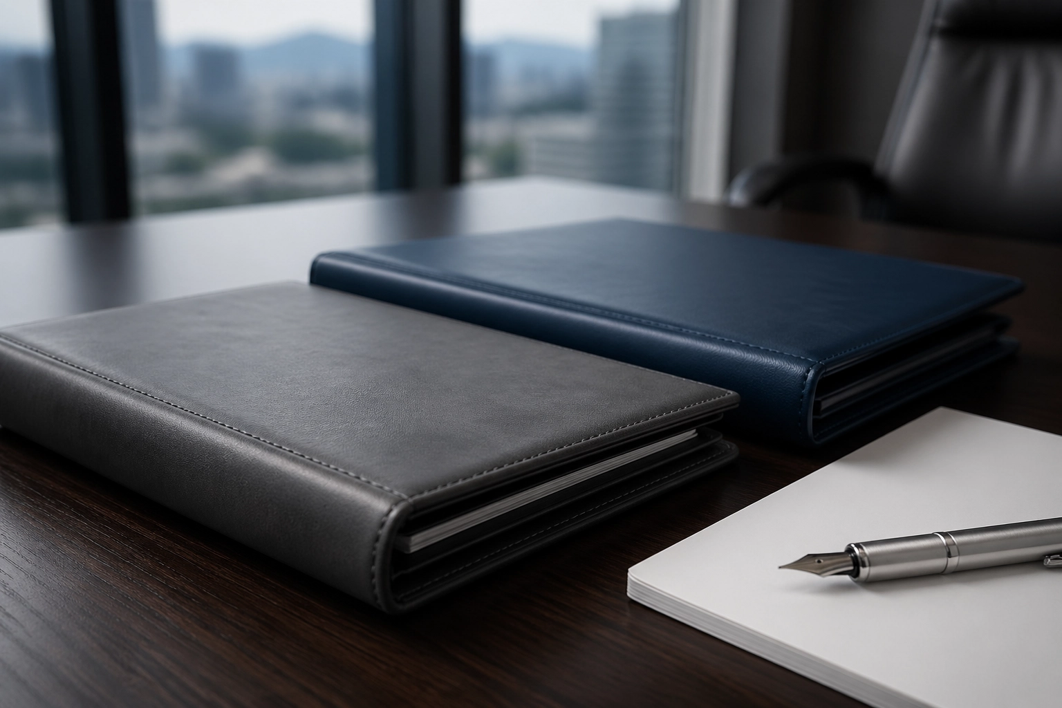 Legal document folders on a desk representing collection agency regulations in BC and Alberta.