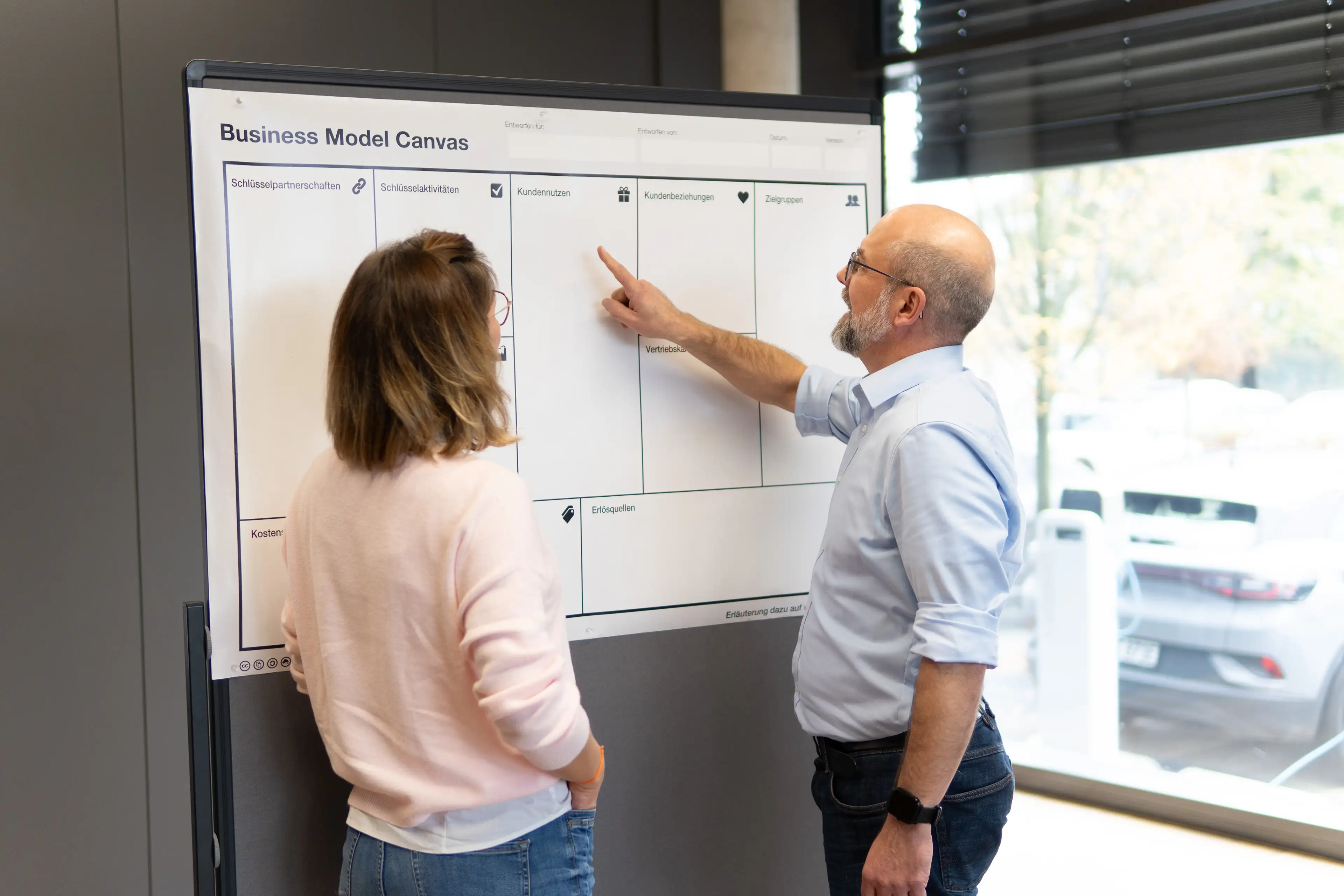 INNODREI Mitarbeitende bei Strategieentwicklung