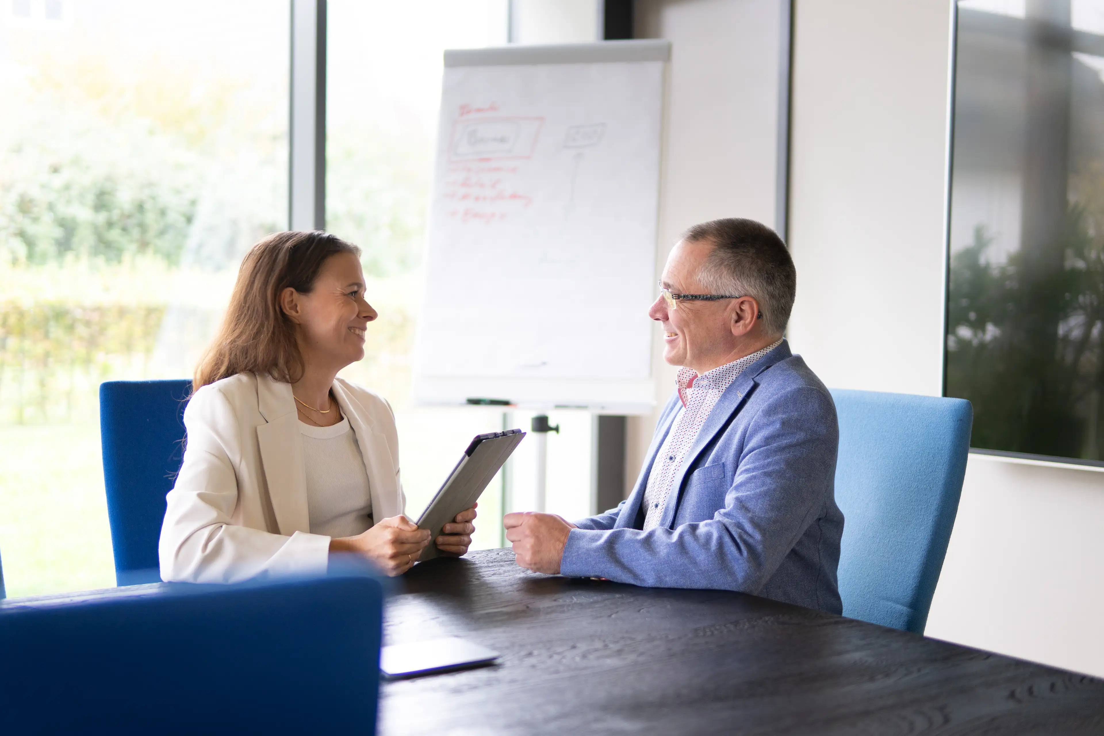 INNODREI Mitarbeitende bei Beratung