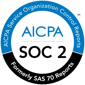 AICPA SOC 2 Type II certification badge