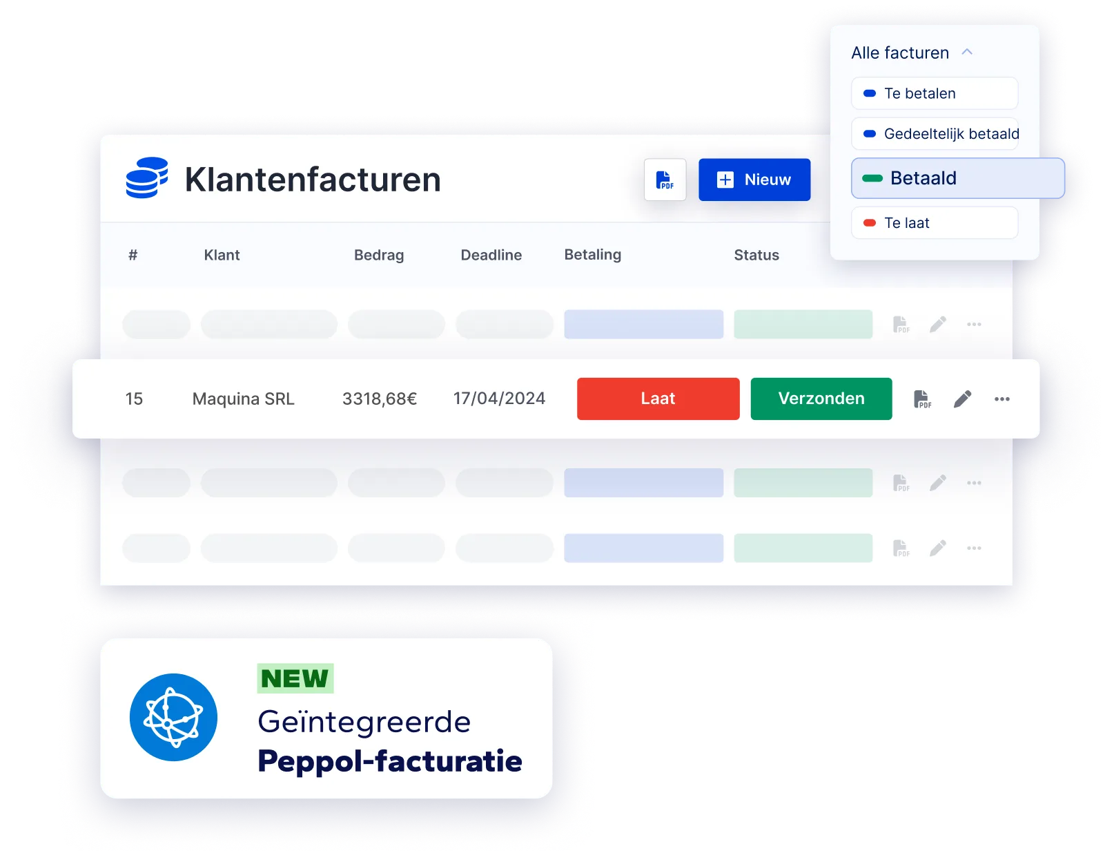 Elke fase van je werf correct gefactureerd