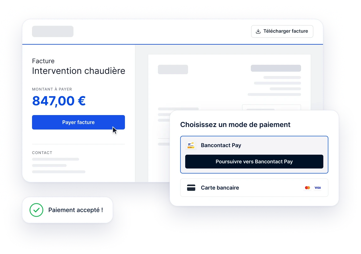 Faites-vous payer dès la fin de l’intervention avec Vertuoza Pay