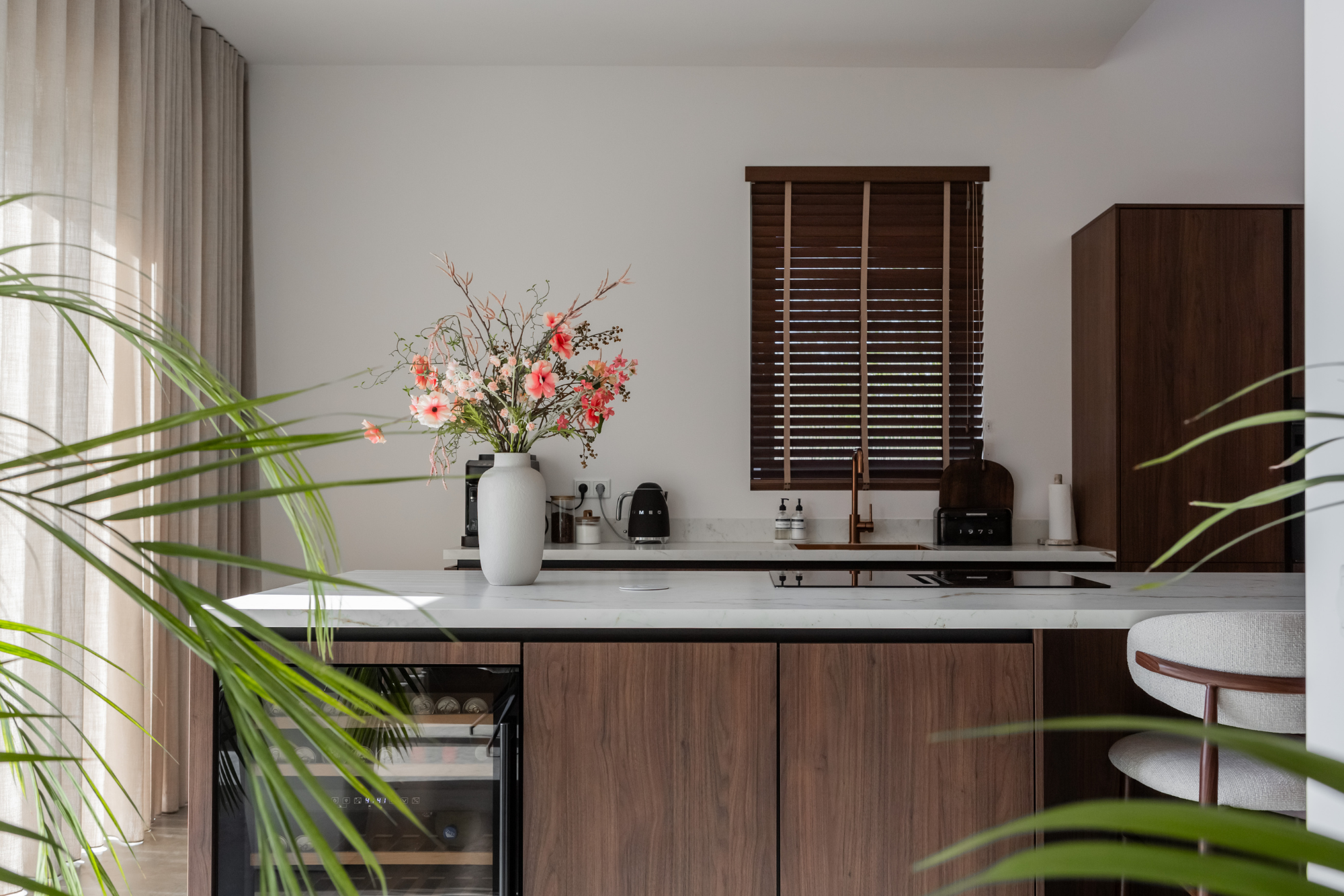 Ewijk keuken in notenhout