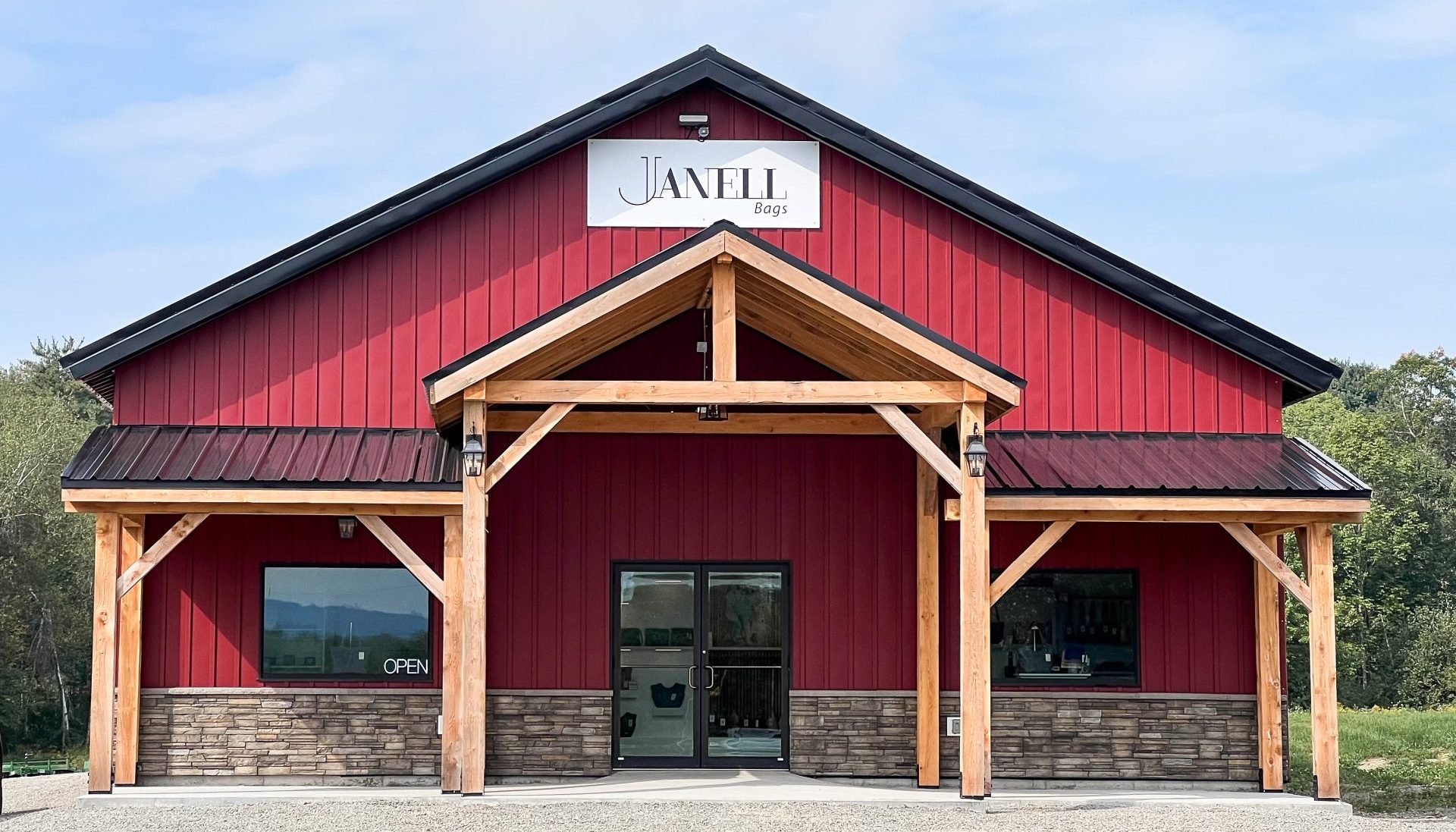 The front of the shop in newport, maine