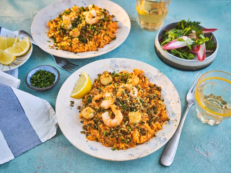 King Prawn & Scallop Risotto		