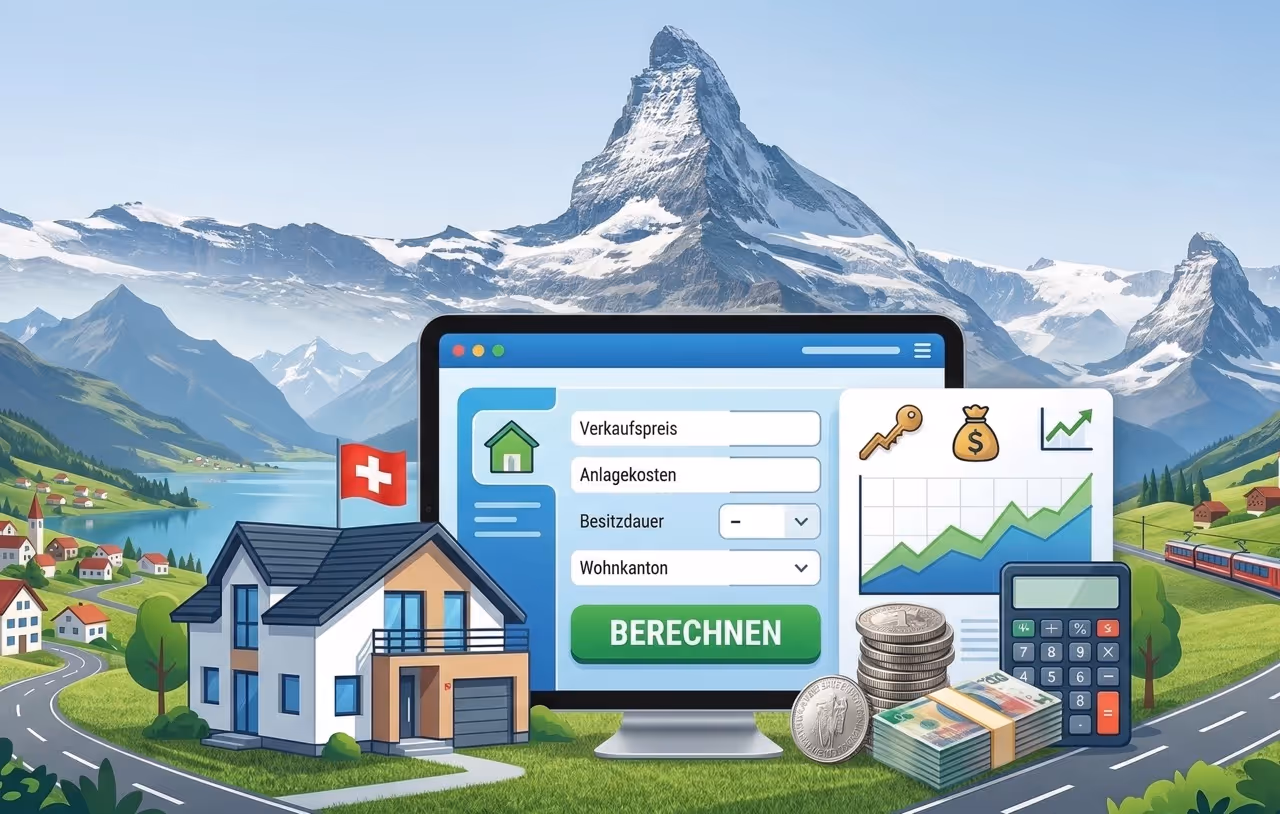 Grundstückgewinnsteuer-Rechner