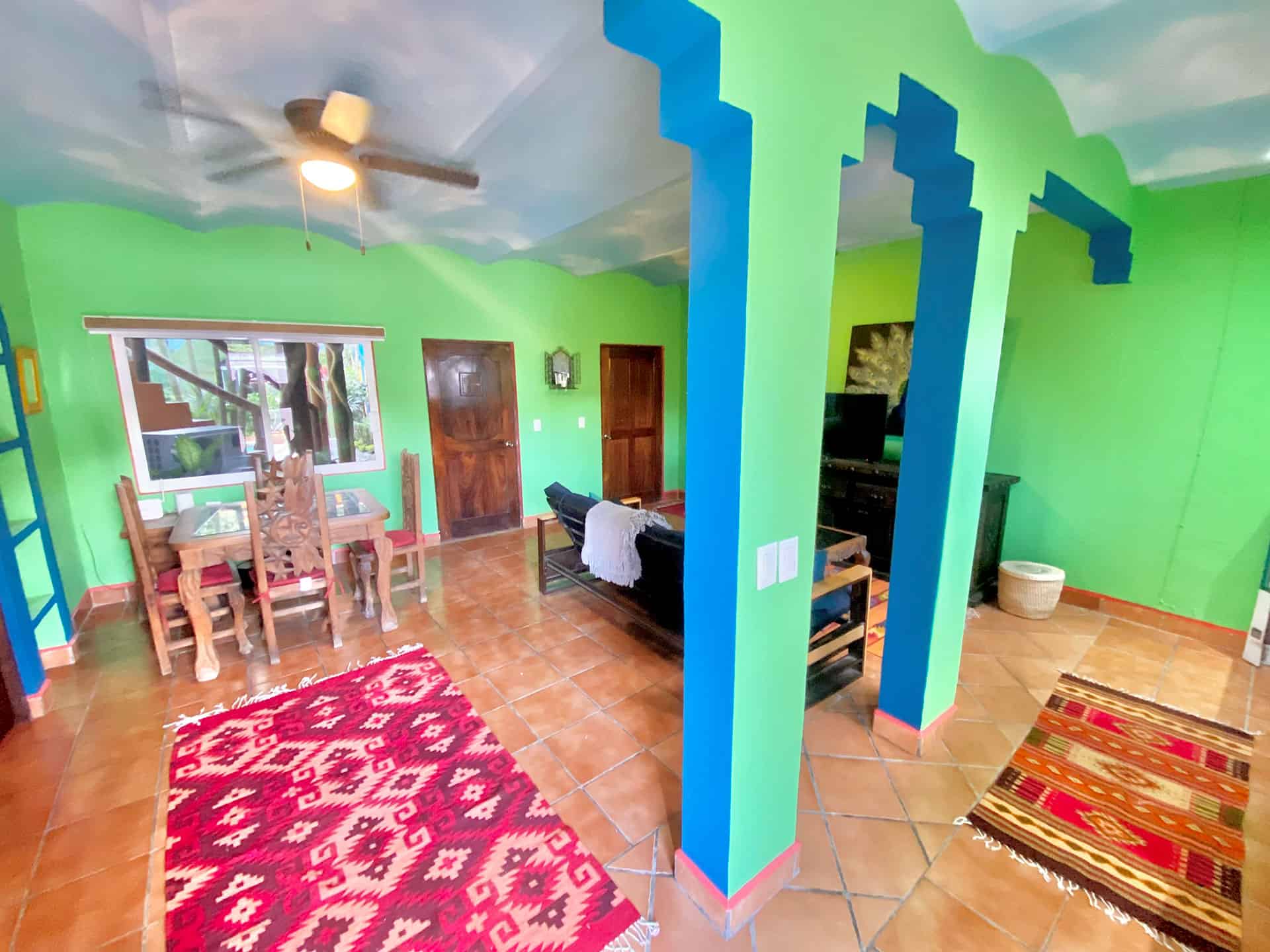 Main living and dining room.