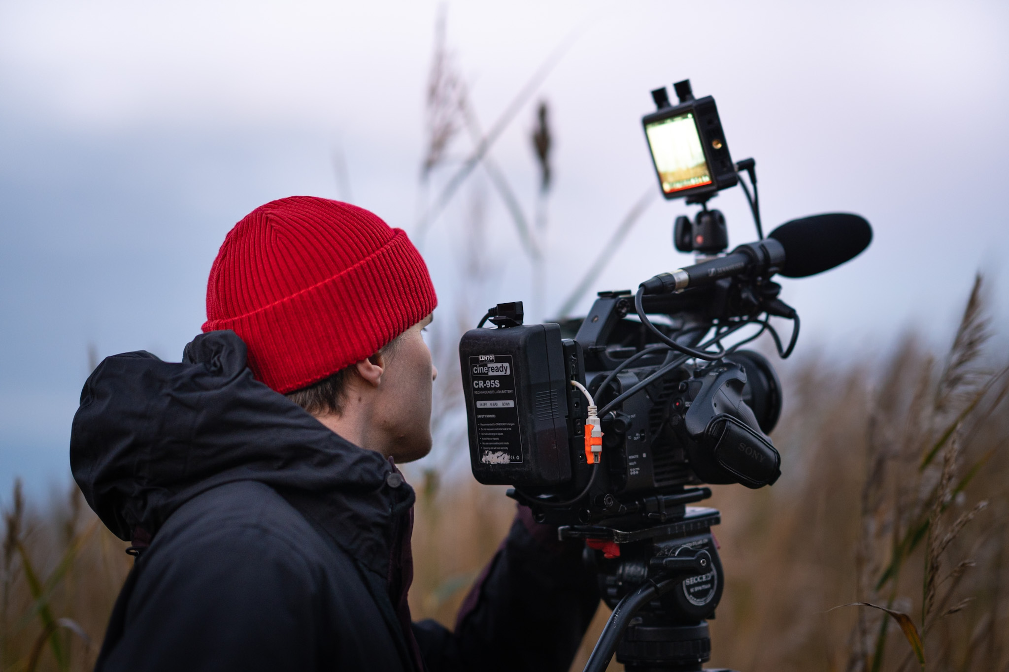 Behind the scenes kuvauspaikalla