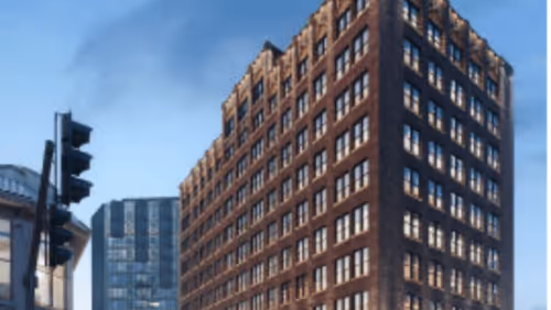 Developers look to turn historic Dermon Building into Holiday Inn Express