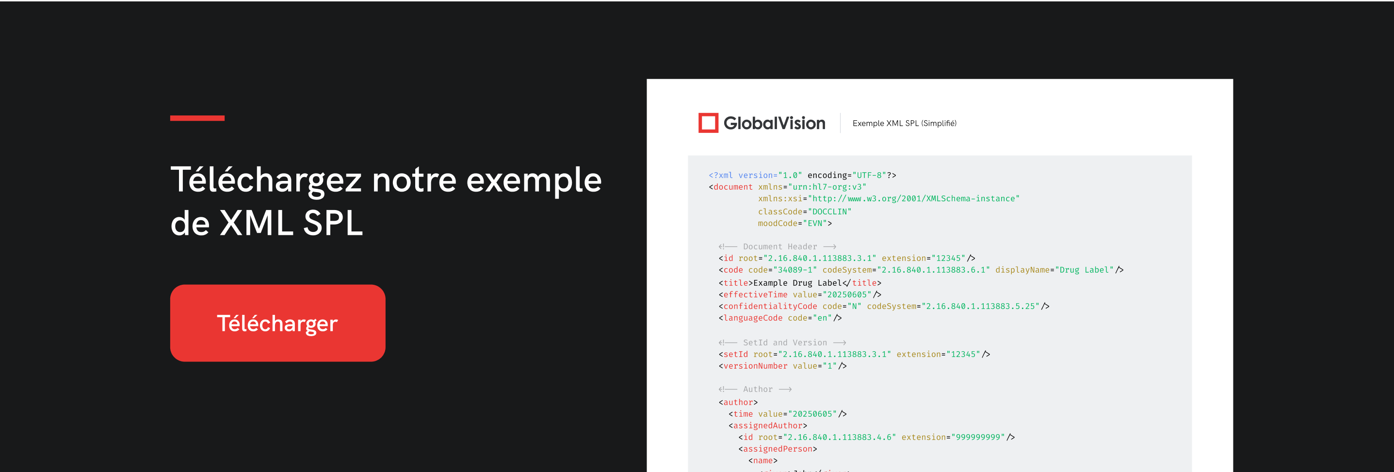 Image menant à la liste de vérification pour la soumission SPL à la FDA