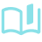 Icon of an open book, representing reading, education, or literature.
