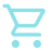 Shopping cart icon with two wheels and a handle.