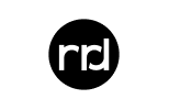 RR Donnelley logo with white lowercase letters 'rrd' on a black background.