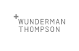 Wunderman Thompson logo in dark gray text on a white background.