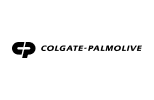 Colgate-Palmolive logo with stylized 'cp' symbol and company name in black text.