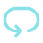 Blue circular arrow with a small arrowhead indicating a repeat or refresh action.
