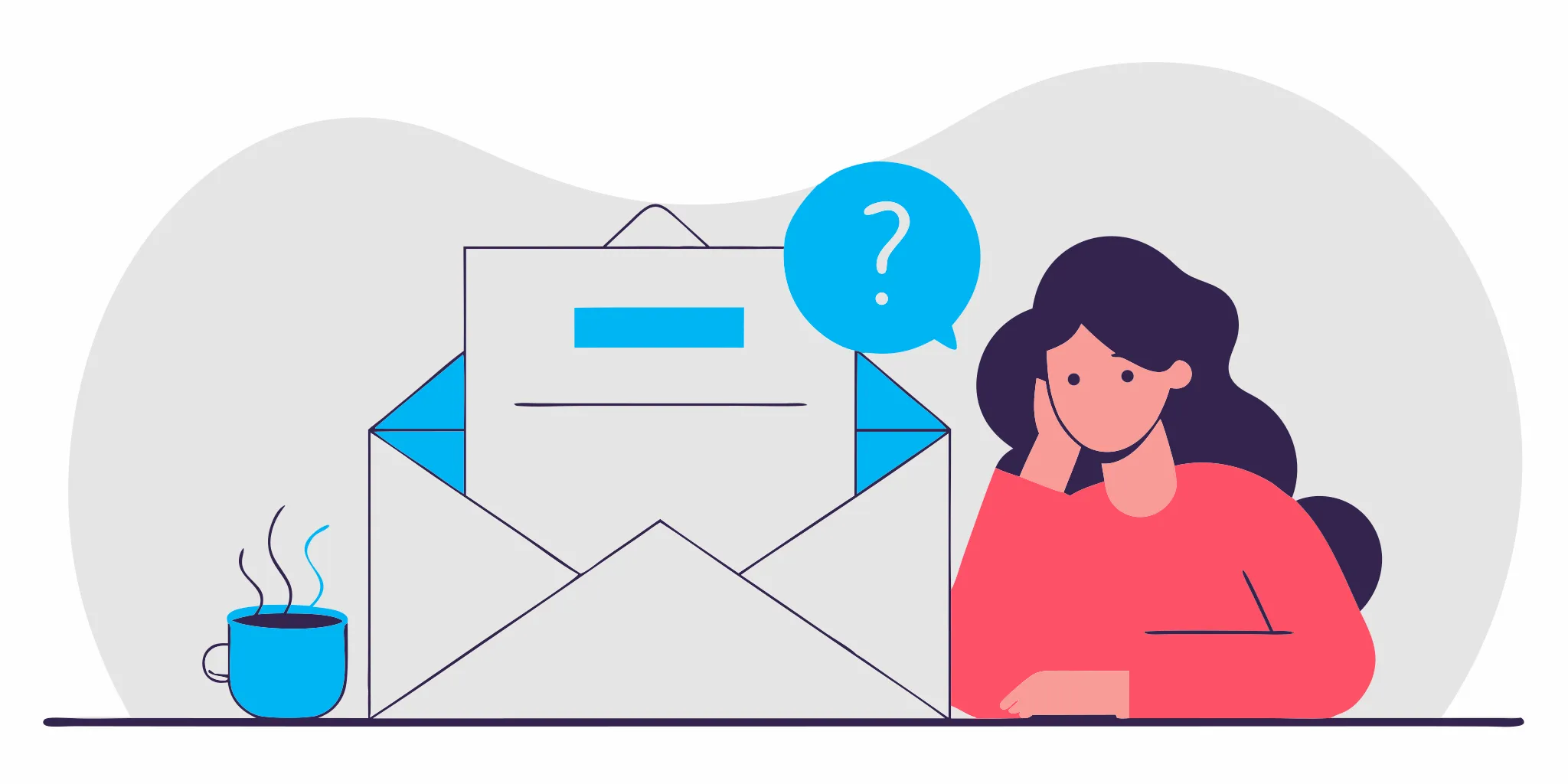 Woman reviewing debt summons.