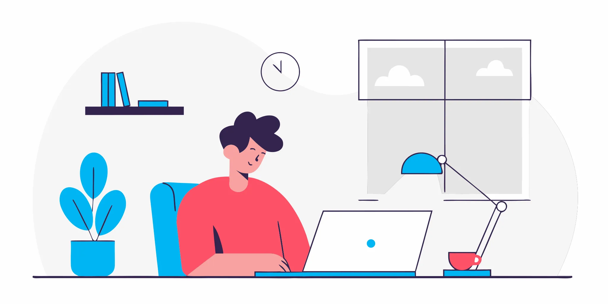 Person on a laptop learning how to get a debt lawsuit dismissed online.