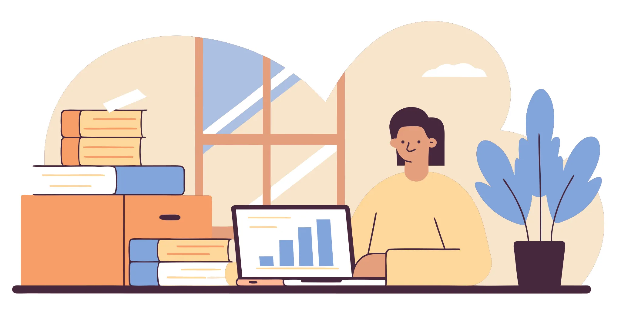 Person reviewing documents to dispute a debt collection letter.