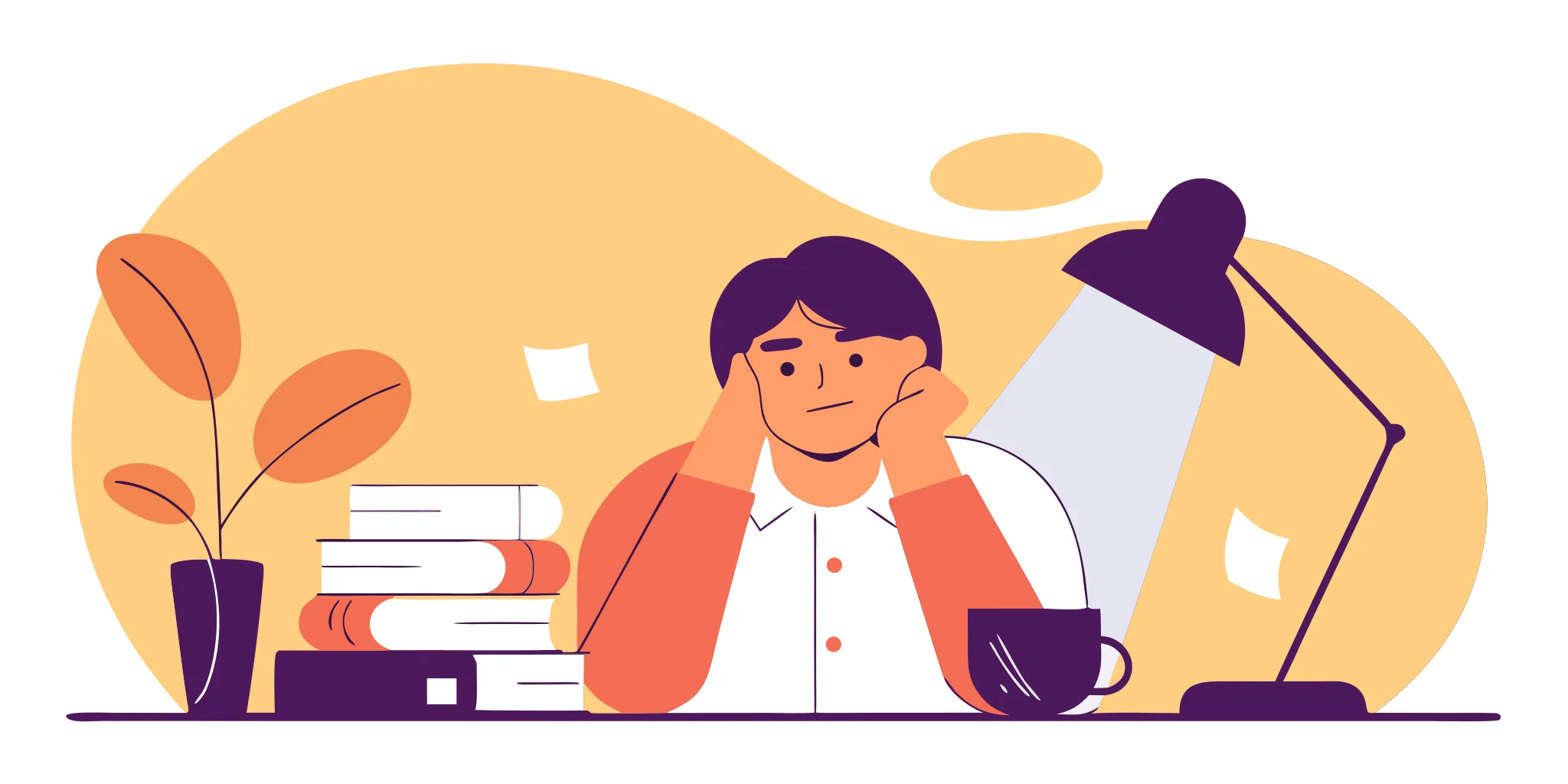 A worried person reviews a lawsuit summons after being sued by a collection agency.