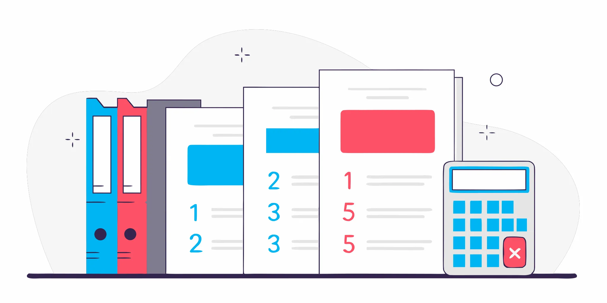 Organizing documents and finances for settling a debt after a summons.