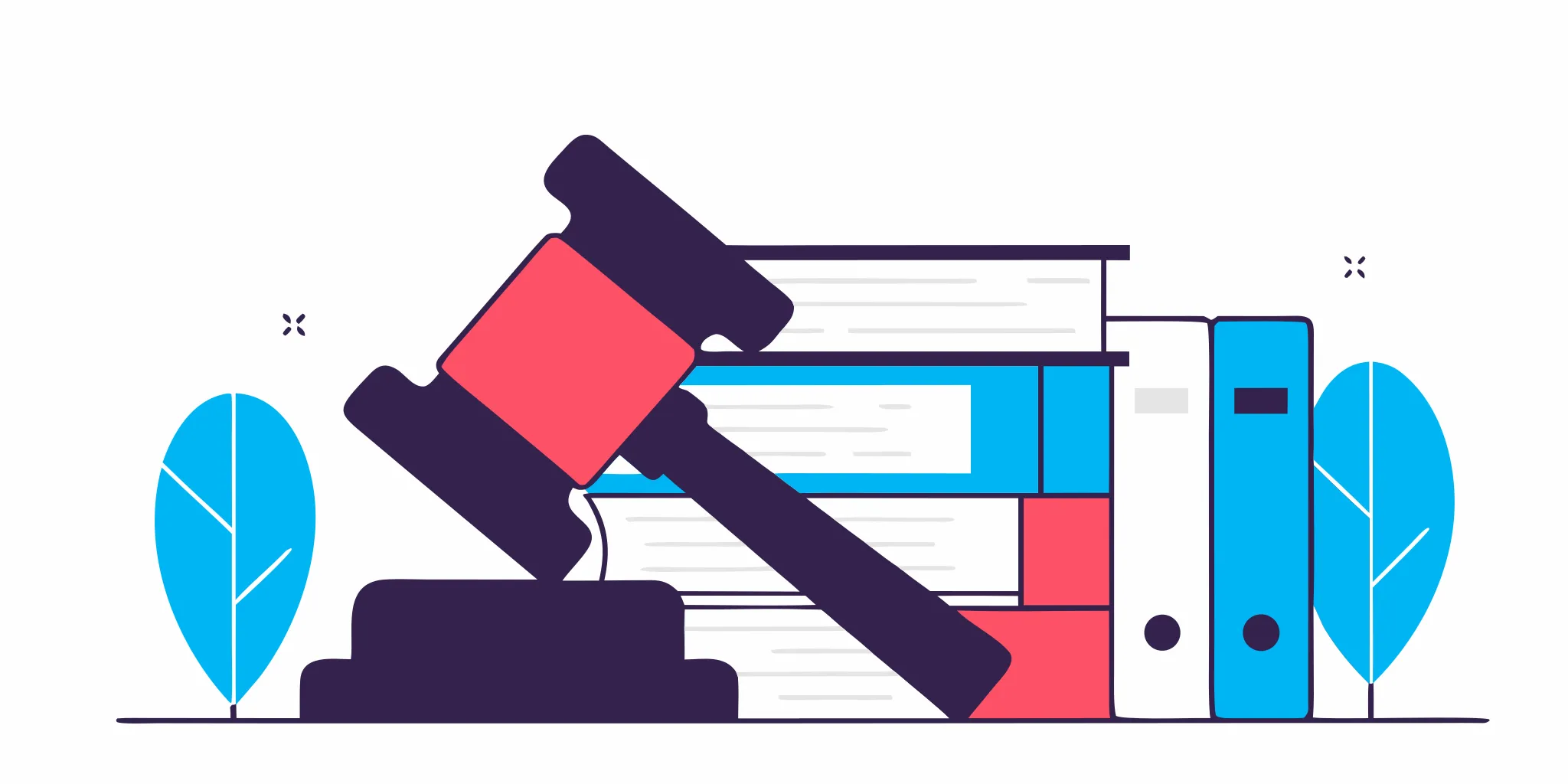 A gavel and law books for defending against a debt collection lawsuit.