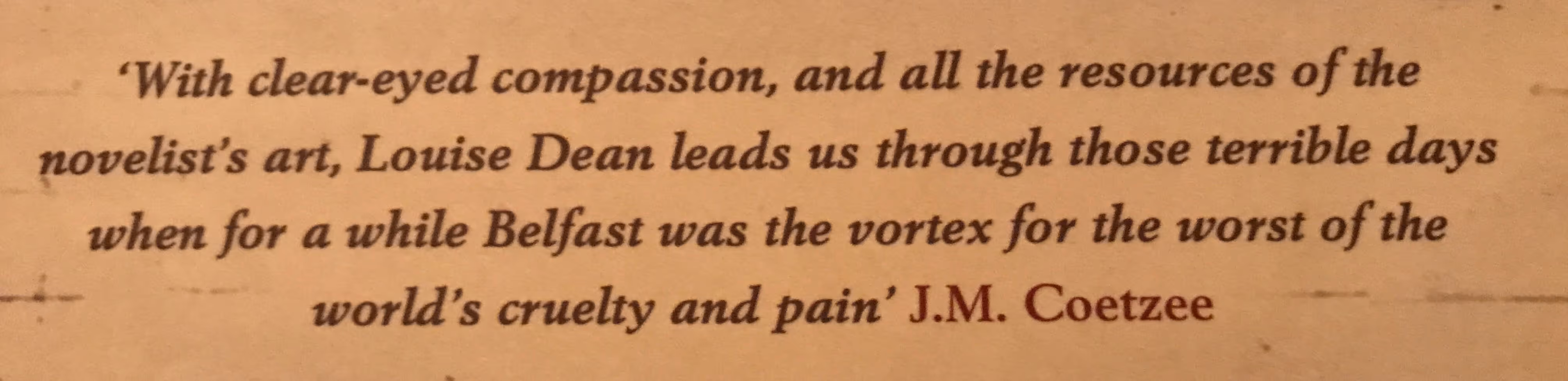 Coetzee writing tips