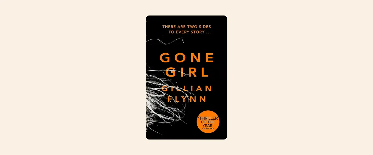 Cover of the book Gone Girl by Gillian Flynn.