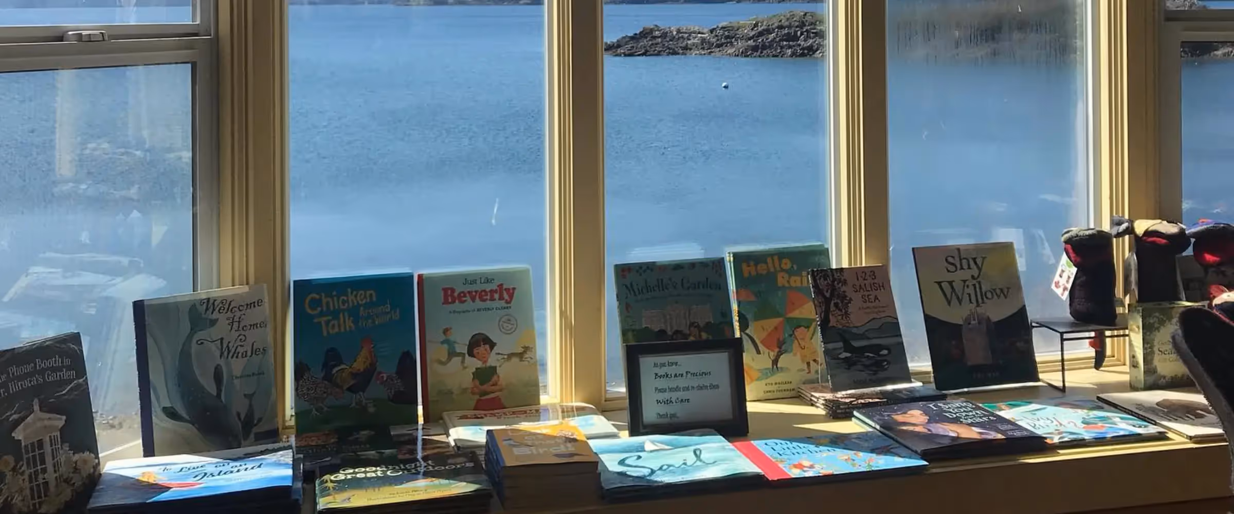 Interior of Darvill's Book Store, Washington.