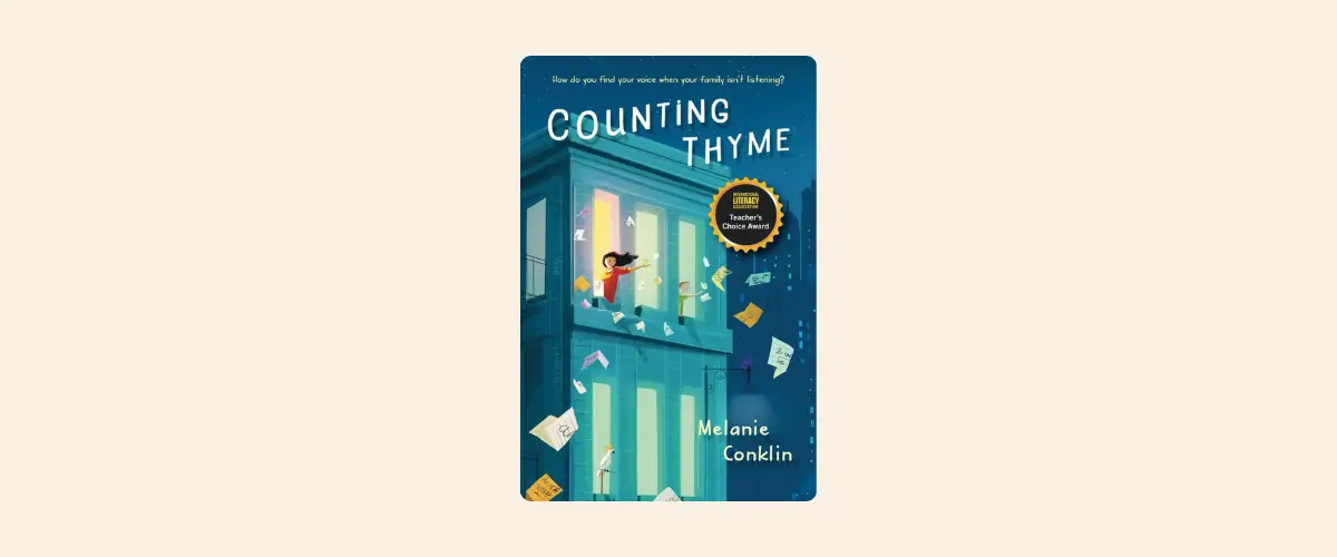 Cover of Counting Thyme by Melanie Conklin.