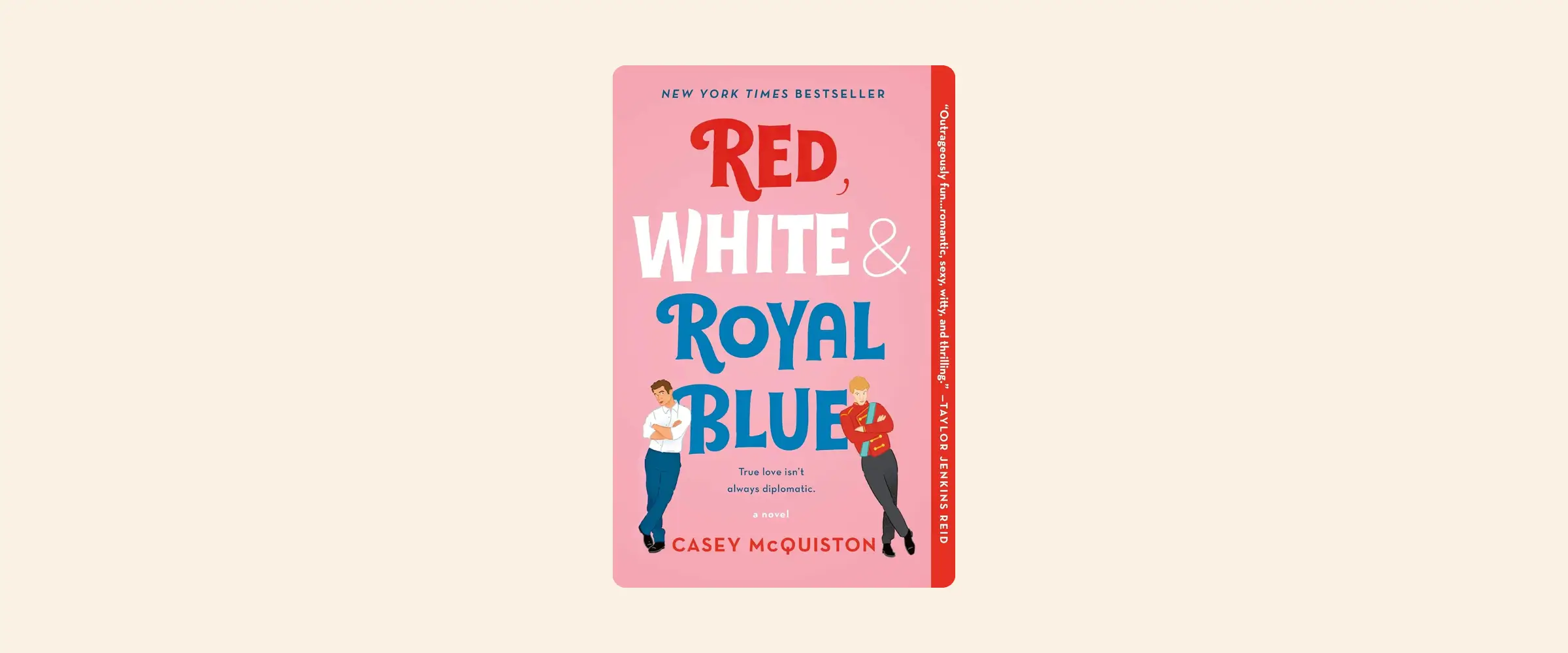 Cover of the book Red, White & Royal Blue by Casey McQuiston.