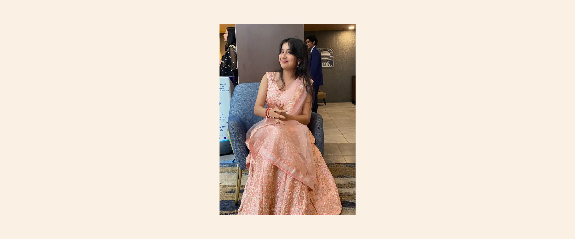 Portrait image of writer Ashmita Bhattacharjee, finalist for The Next Big Story 2025.