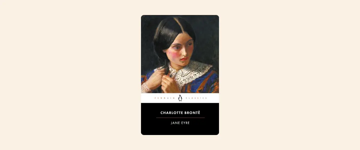 Cover of the book Jane Eyre by Charlotte Brontë.