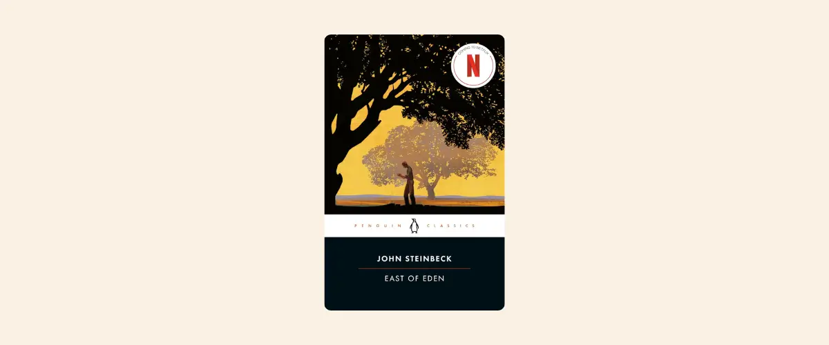 Cover of the book East of Eden by John Steinbeck.