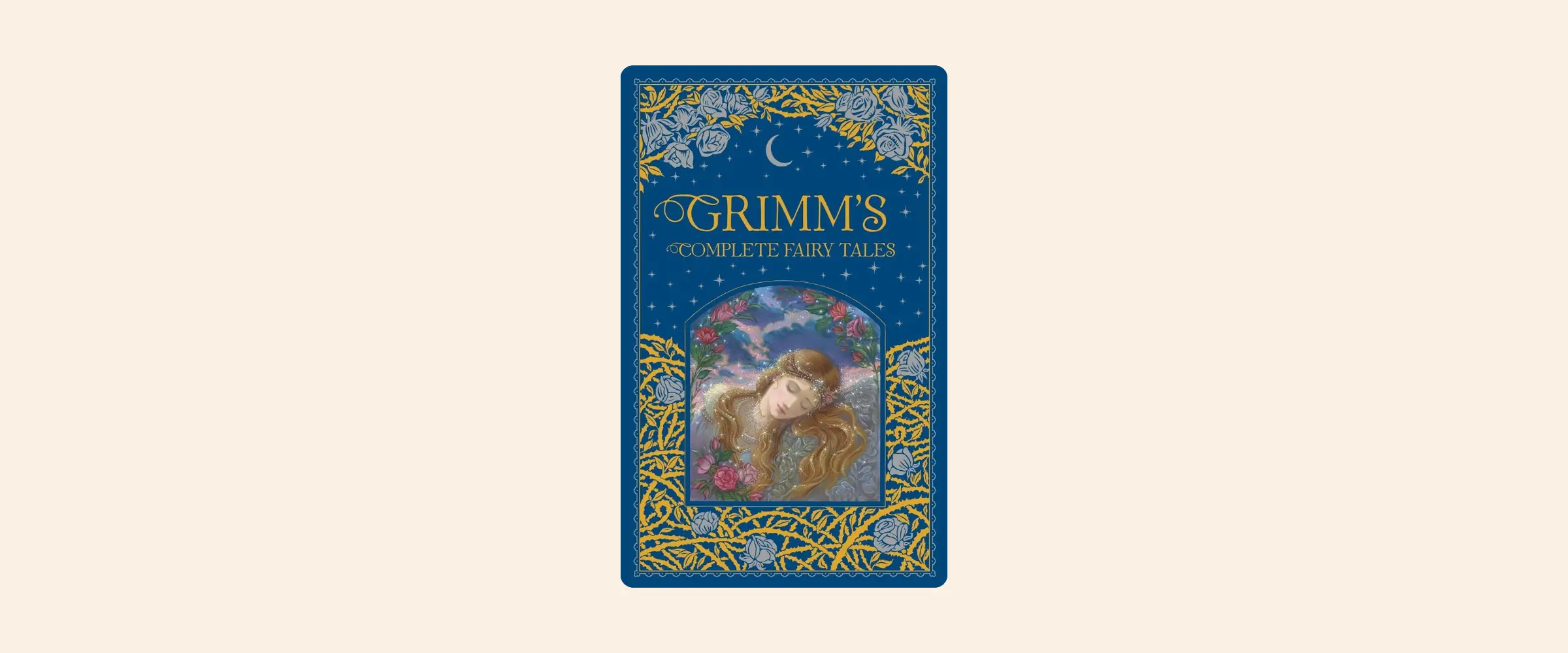 Illustrated cover of the book Grimm's Complete Fairy Tales.