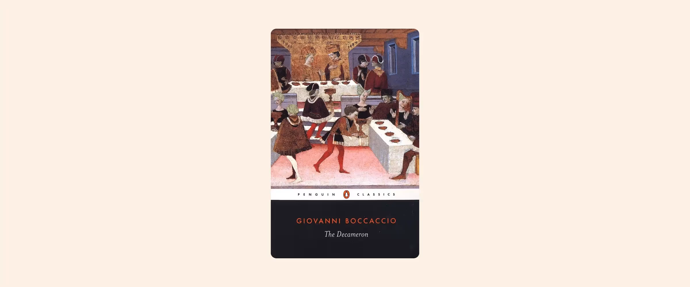 Cover of the book The Decameron by Giovanni Boccaccio.