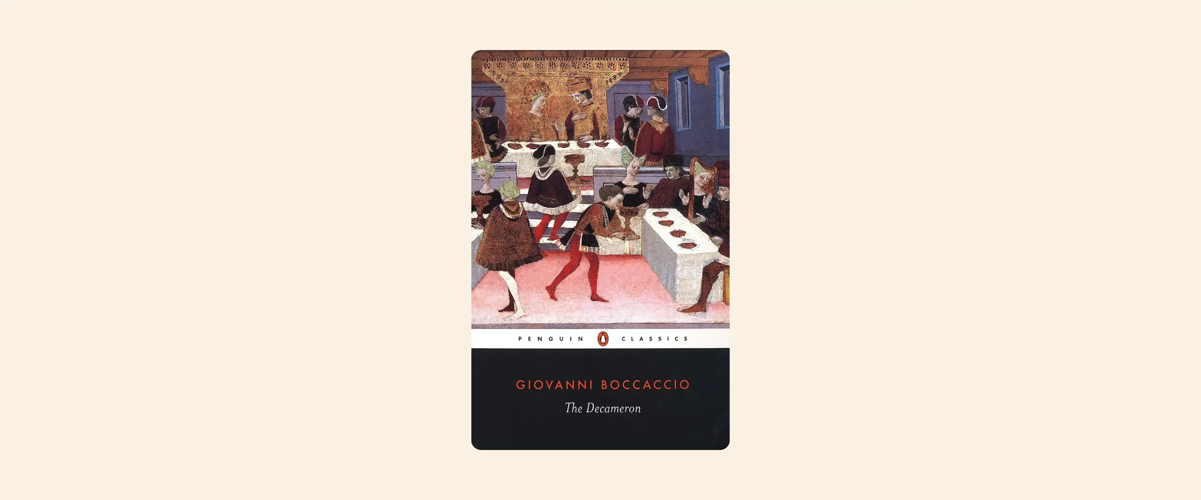 Cover of the book The Decameron by Giovanni Boccaccio.