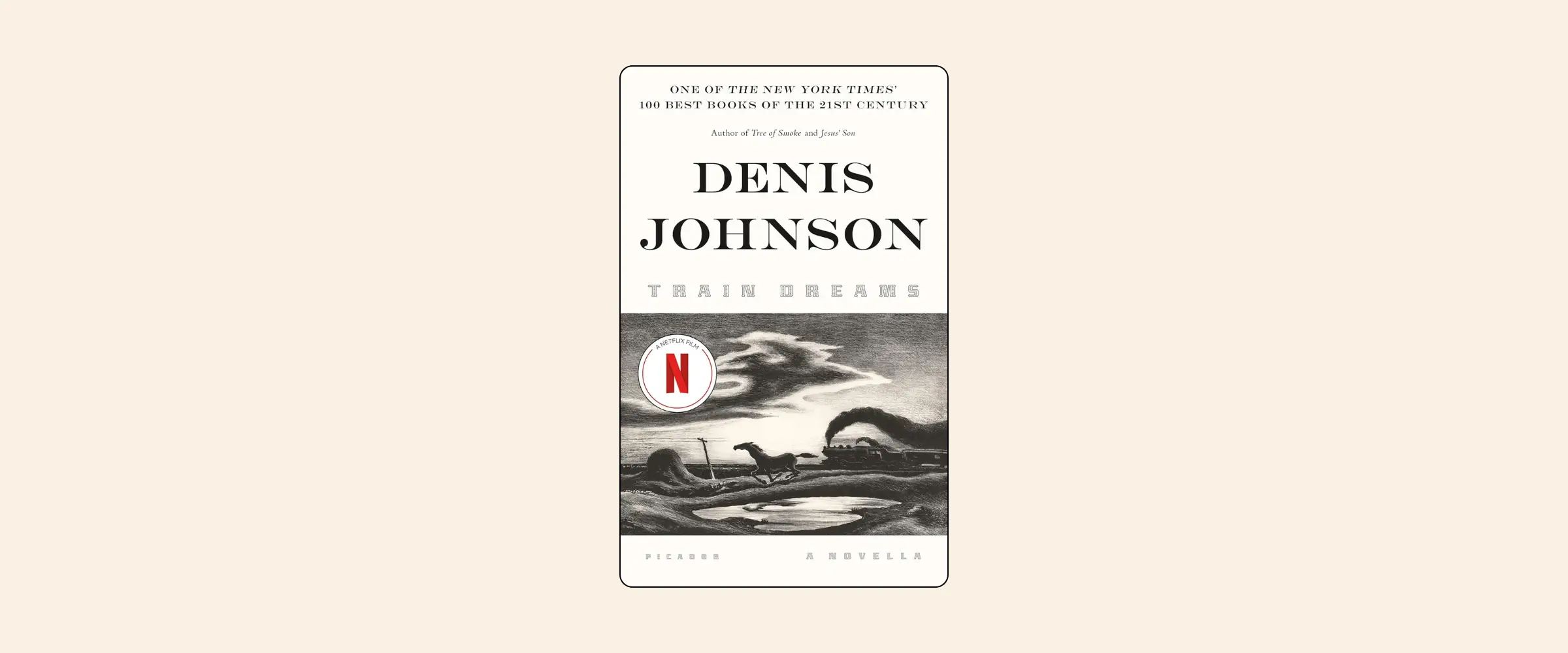 Cover of the book Train Dreams by Denis Johnson.