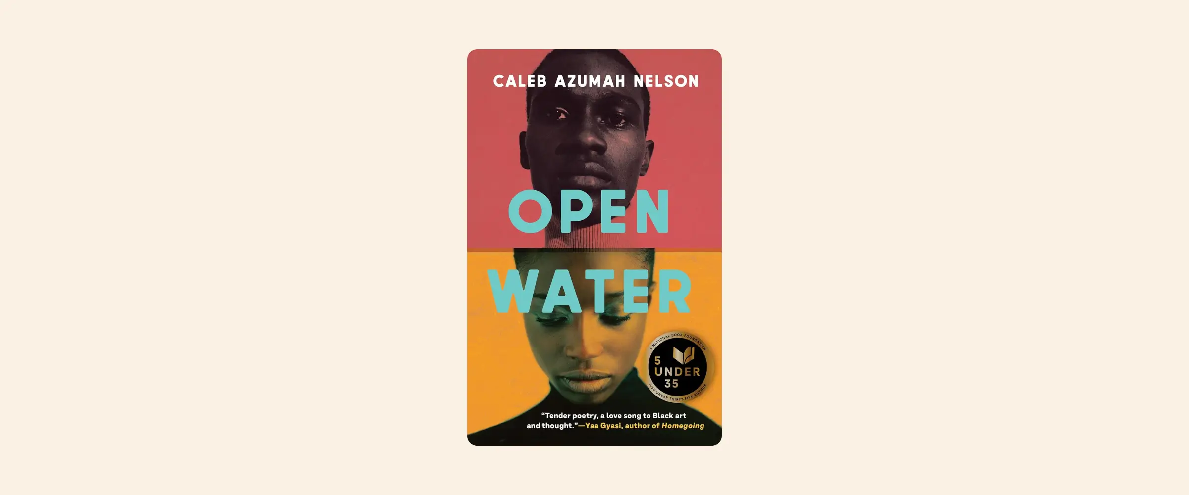Cover of the book Open Water by Caleb Azumah Nelson.