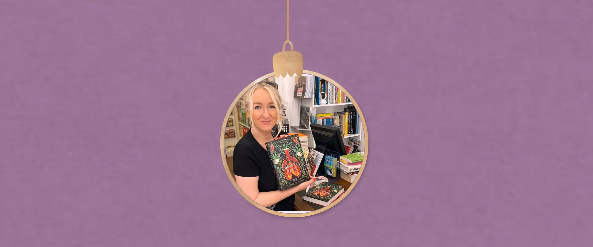 Author Cathryn Kemp.