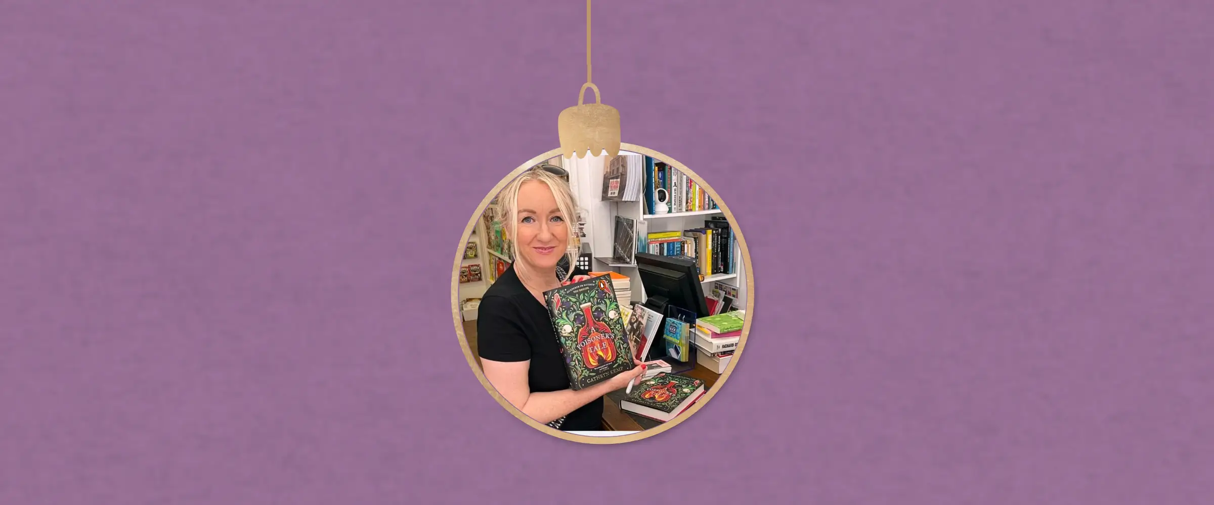 Author Cathryn Kemp.