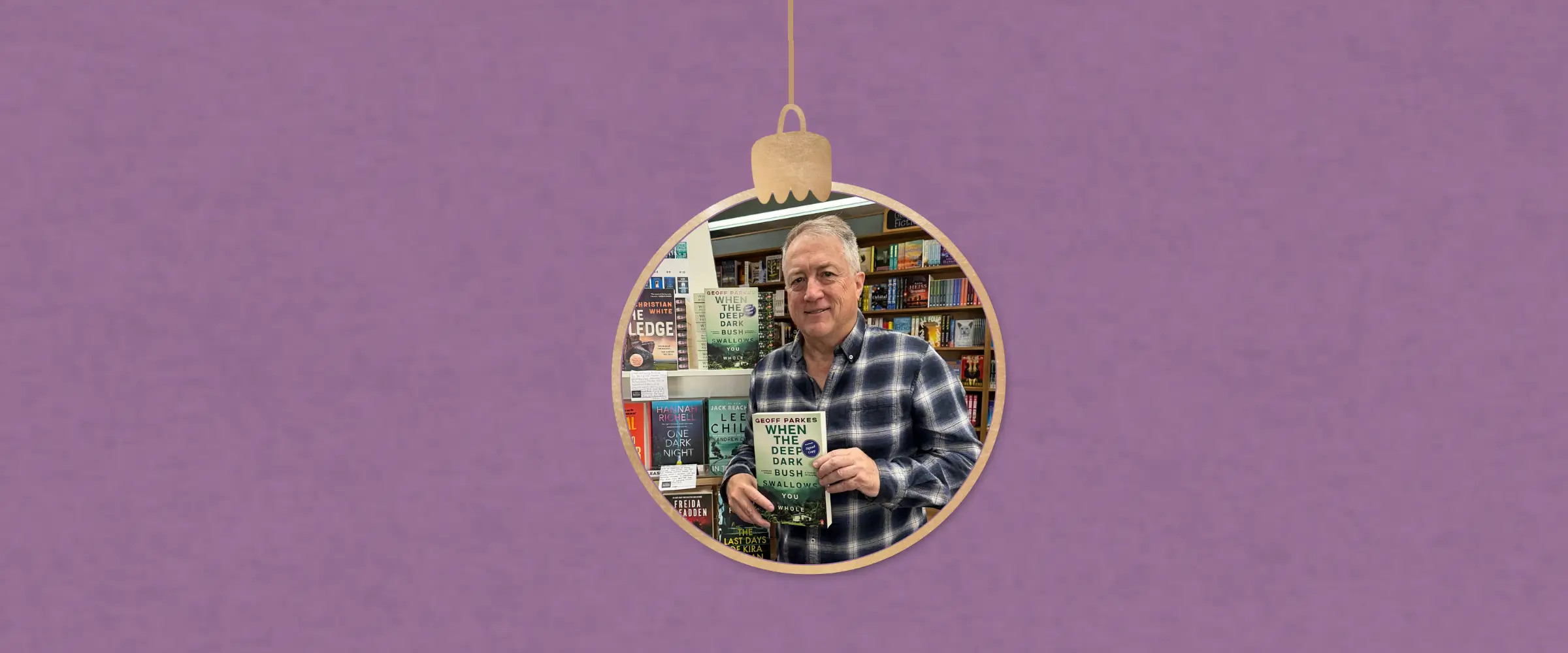 Author Geoff Parkes.