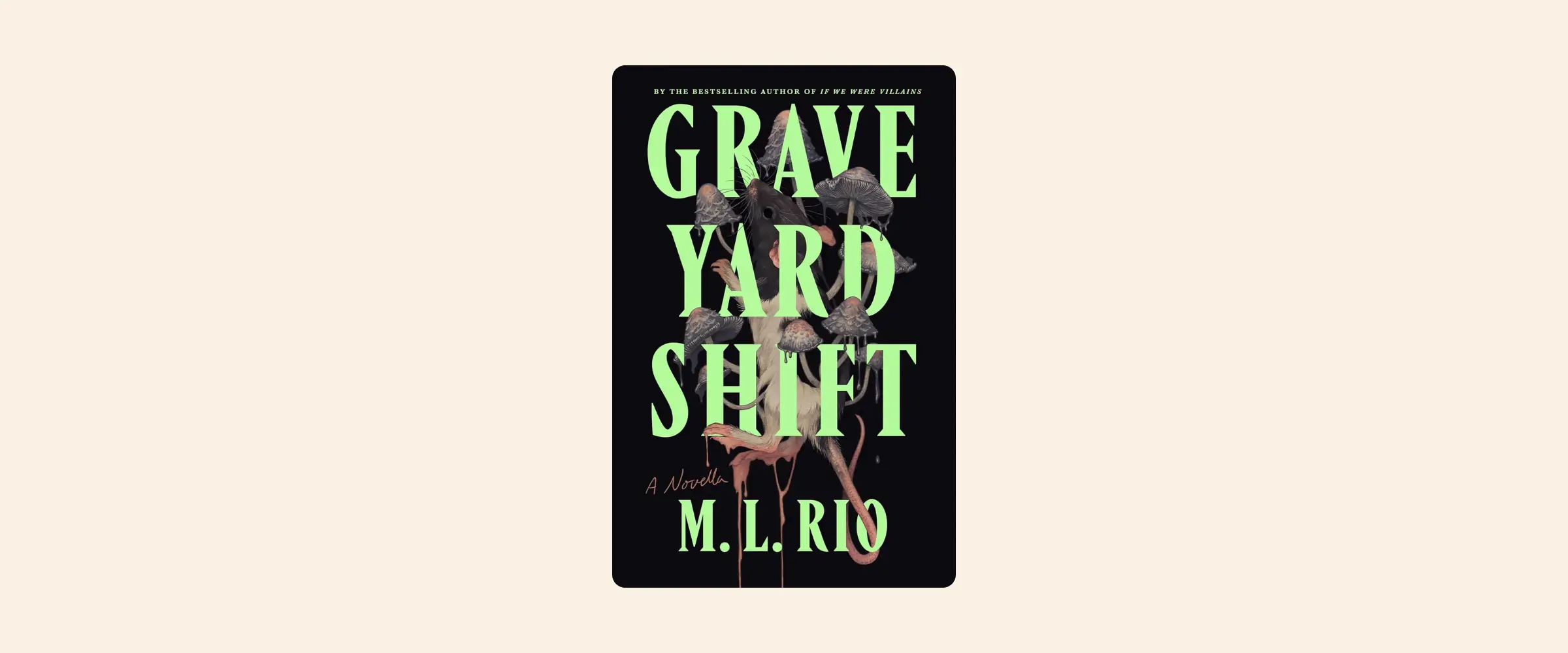 US cover of the book Graveyard Shift by M.L. Rio.