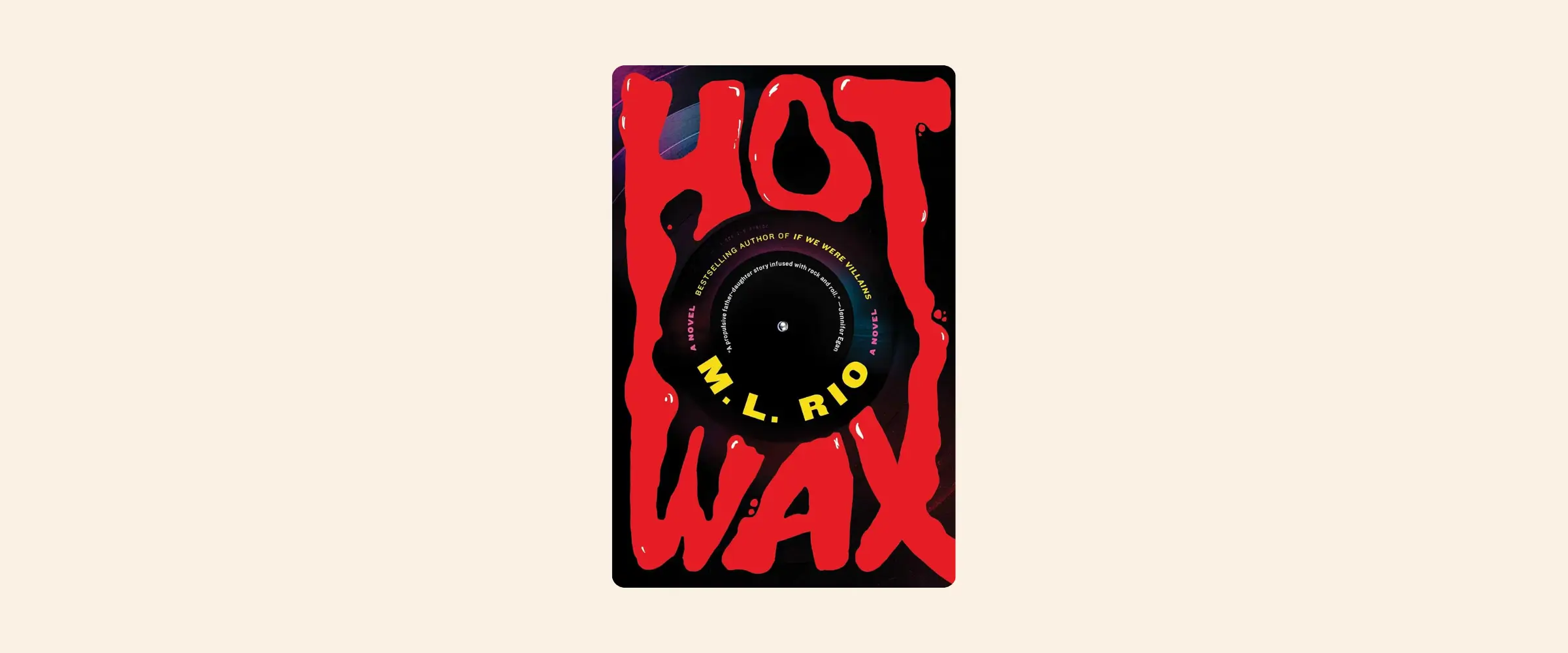 Cover of the book Hot Wax by M.L. Rio.