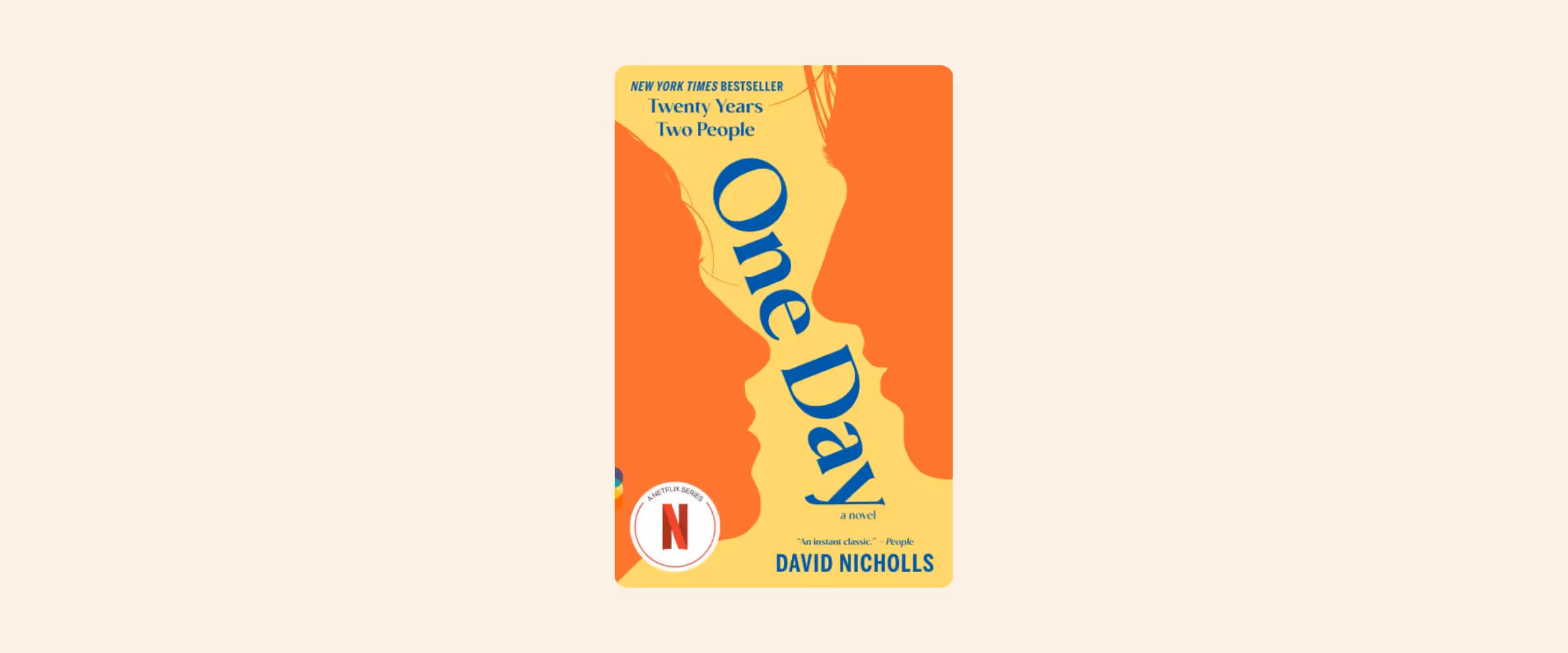 Cover of the book One Day by David Nicholls.
