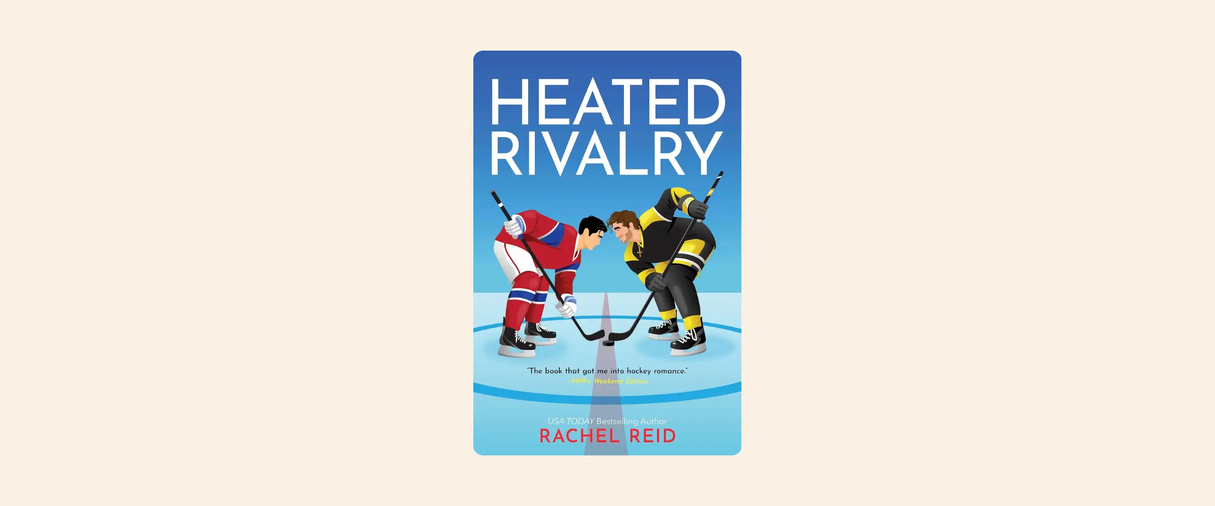 Cover of the book Heated Rivalry by Rachel Reid.